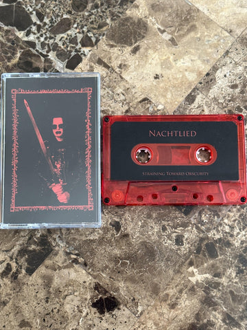 Nachtlied - Straining Toward Obscurity - New Cassette 2022 Nocturnal Dissonance Tape - Atmospheric Black Metal