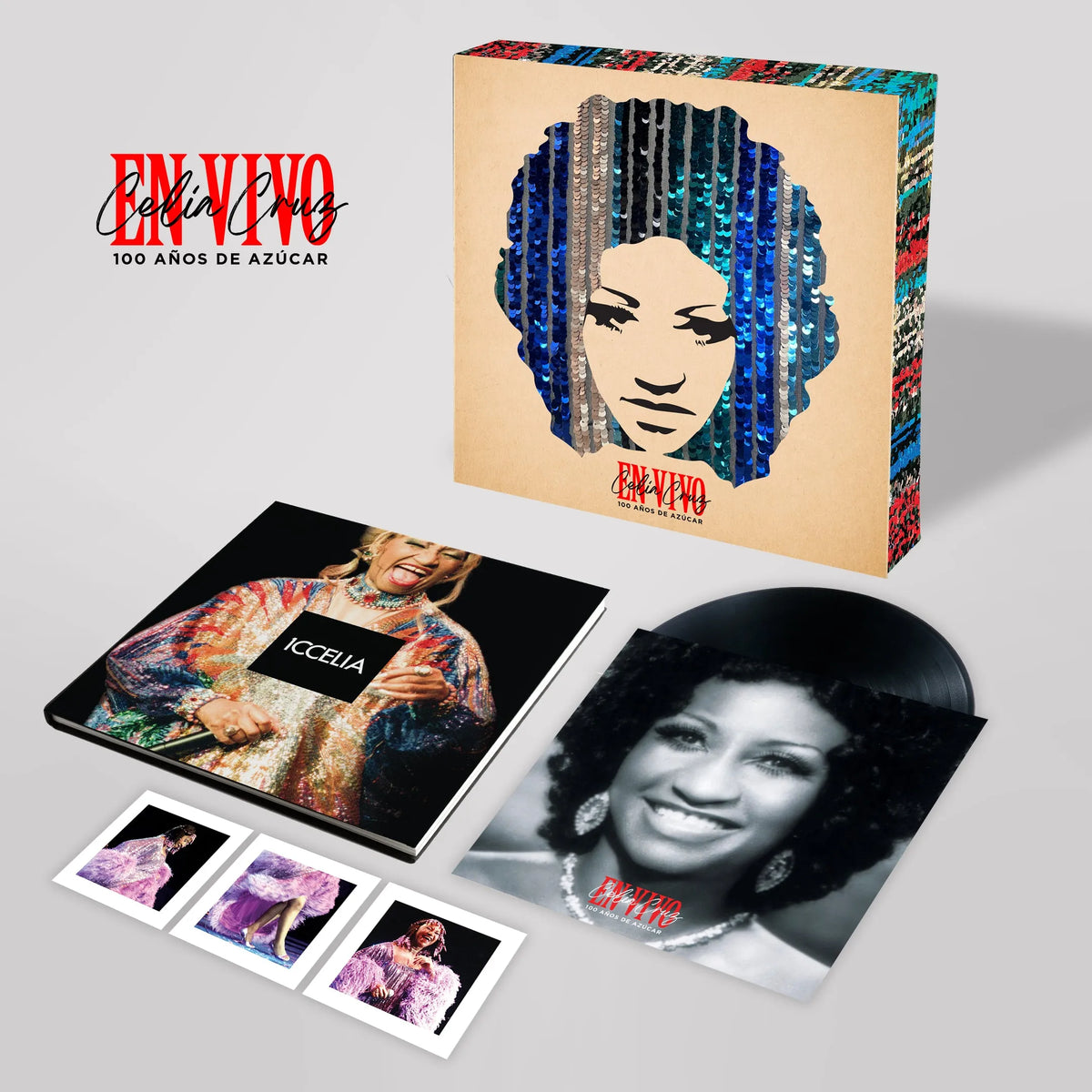 Celia Cruz - En Vivo - 100 Anos de Azucar - New LP Record Box Set
