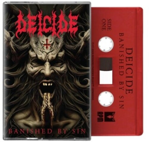 Deicide - Banished By Sin - New Cassette Record 2024 Reigning Phoenix Red Tape - Death Metal
