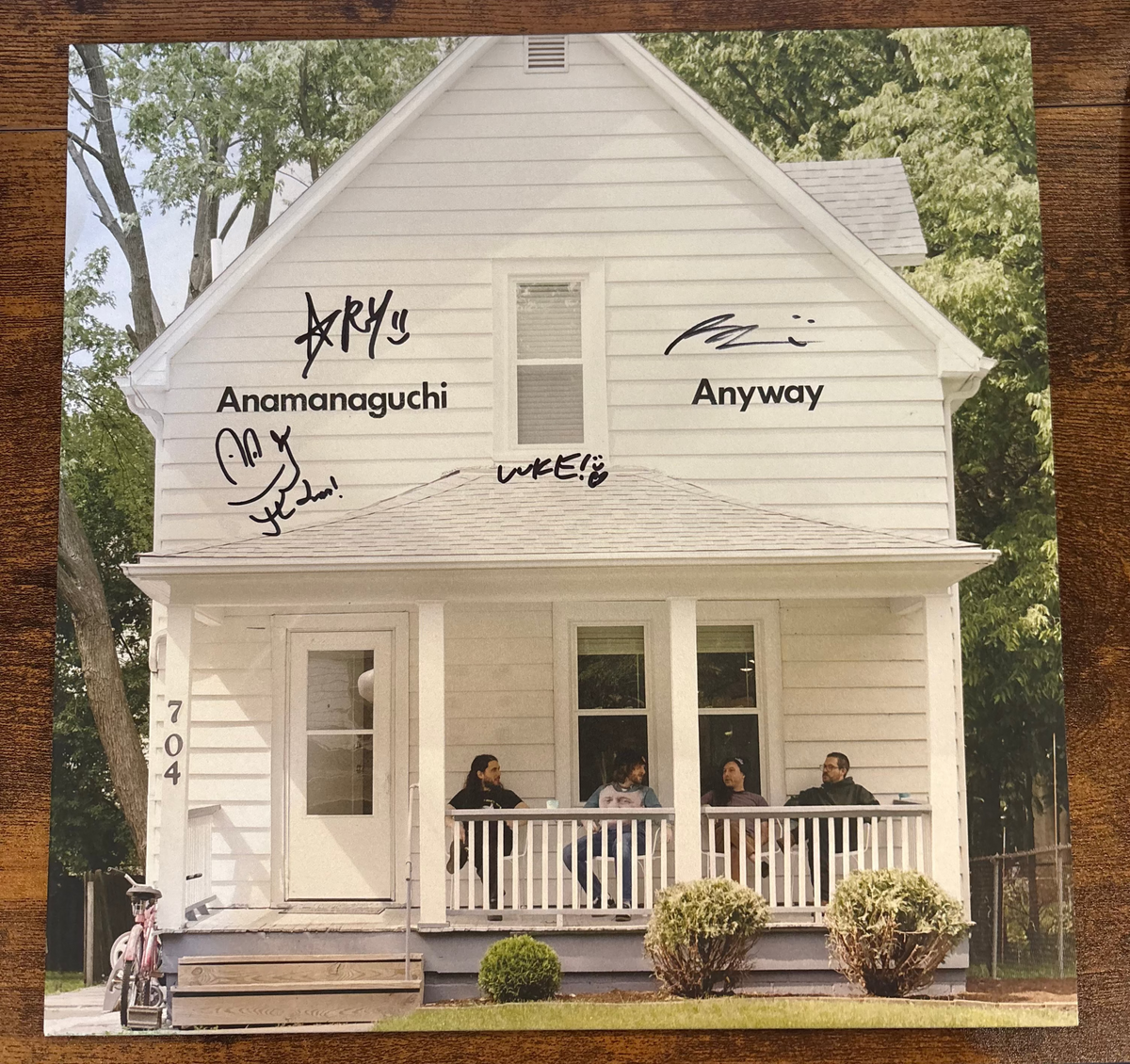 Signed Autographed - Anamanaguchi - Anyway - New LP Record