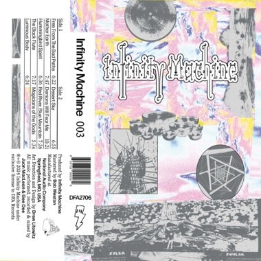 Infinity Machine - Infinity Machine 003 - New Cassette 2024 DFA Tape - Electronic / Ambient / New Age