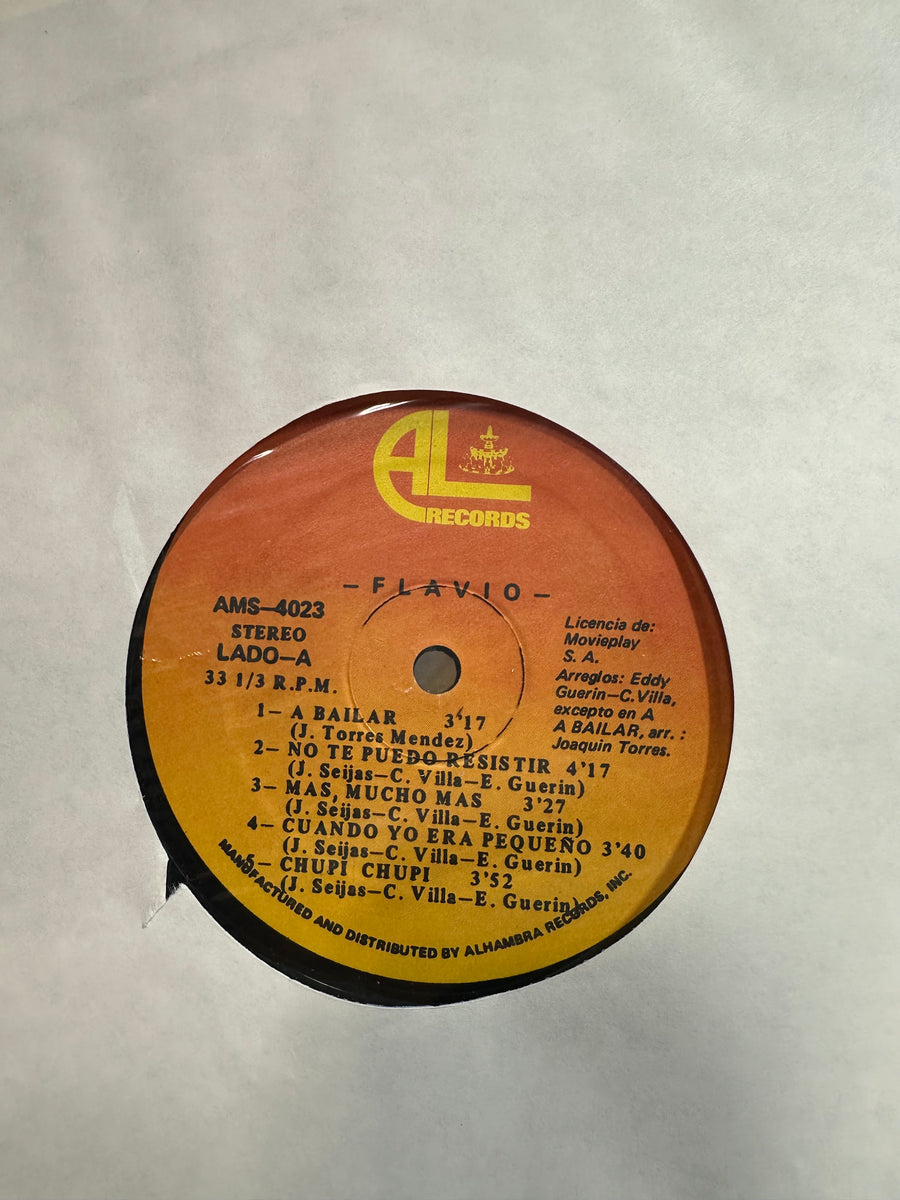 Flavio - Flavio - Mint- LP Record 1980 Alhambra USA Vinyl - Latin