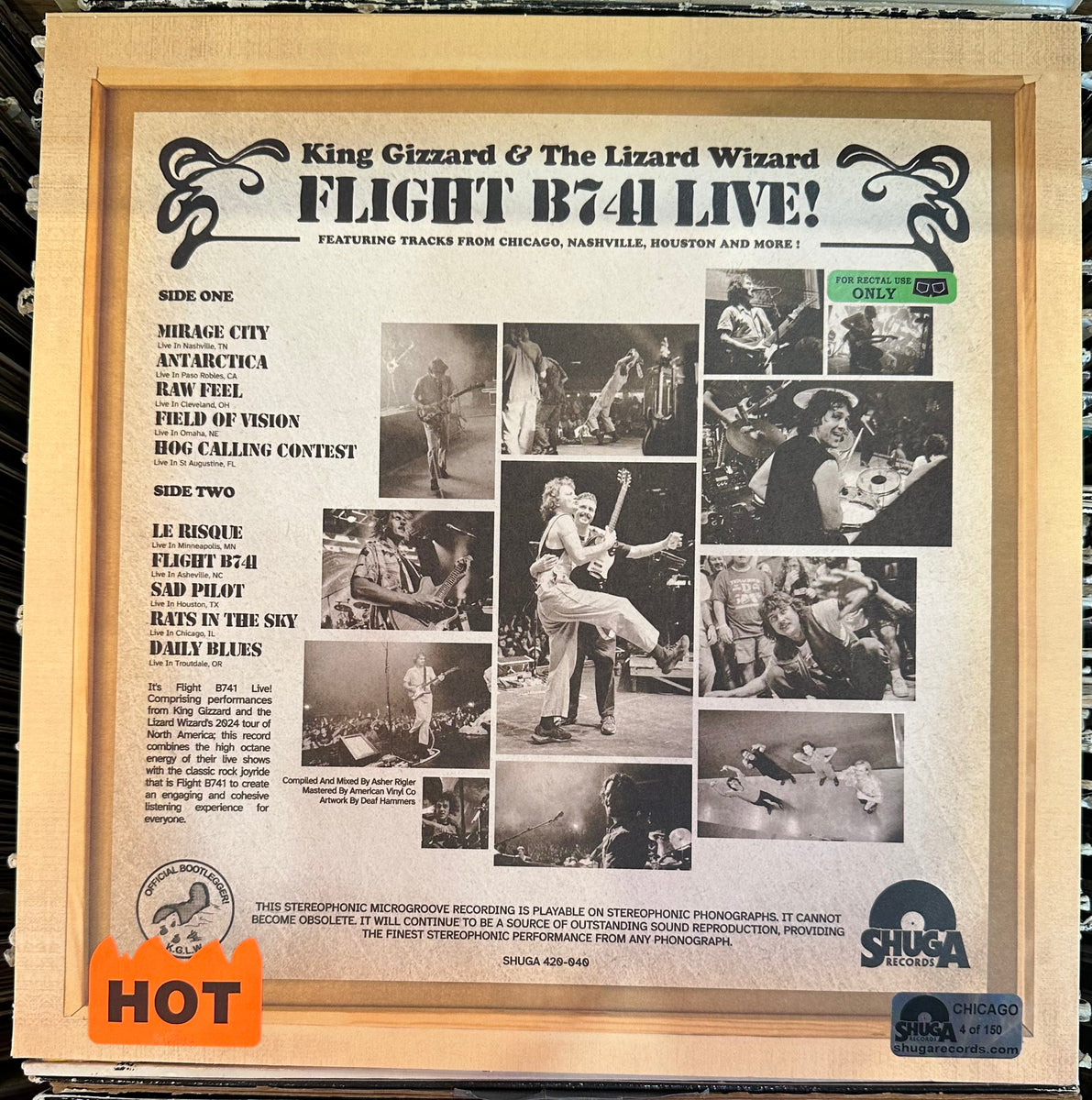 King Gizzard And The Lizard Wizard - Flight B741 Live! - New LP