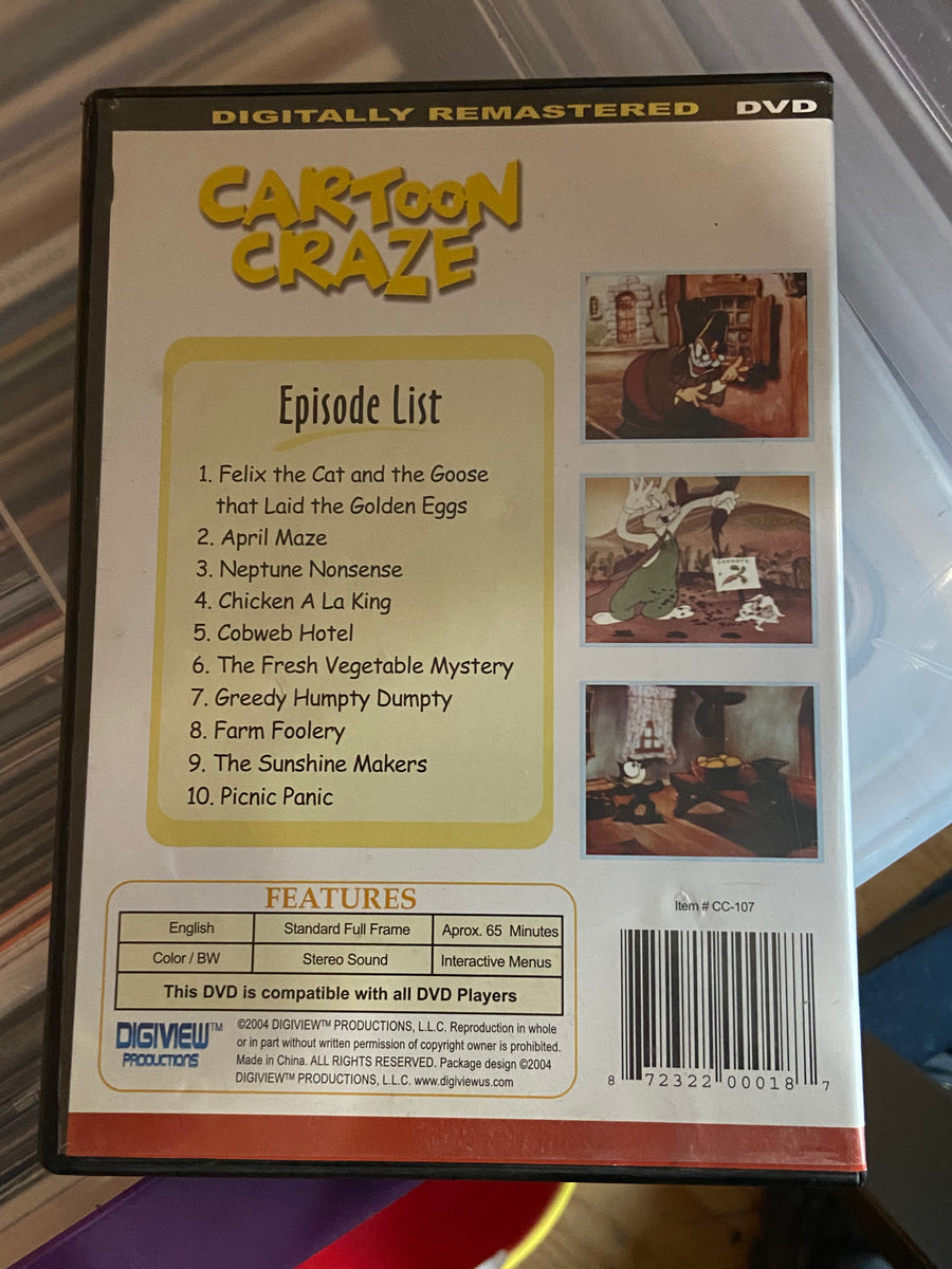 Cartoon Craze Presents: Felix the Cat & Friends (1958-1961) - Used Cartoon Craze Presents: Felix the Cat & Friends (1958-1961) - Used