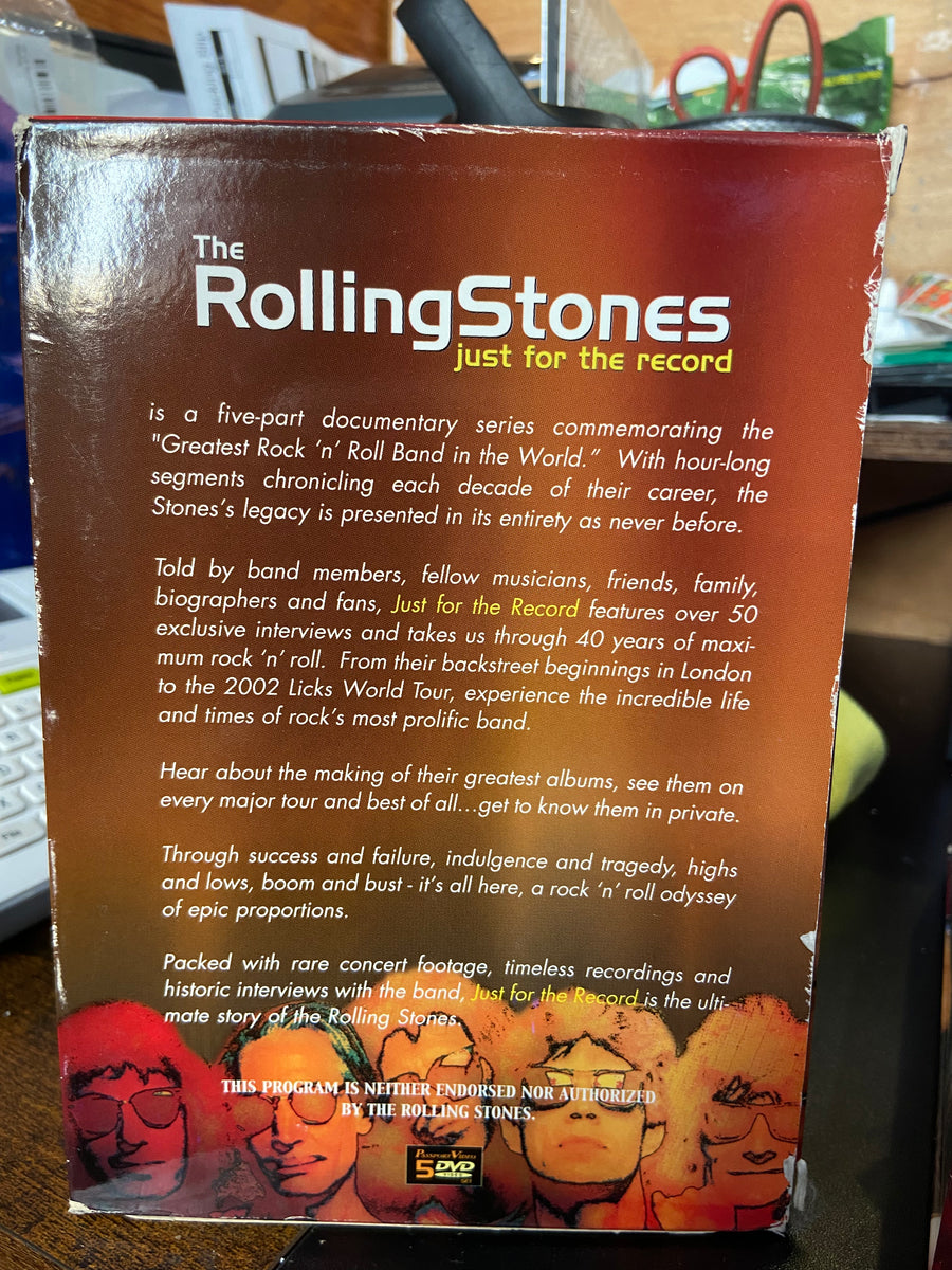 The Rolling Stones: Just For The Record (2002) - Used NM 5 DVD