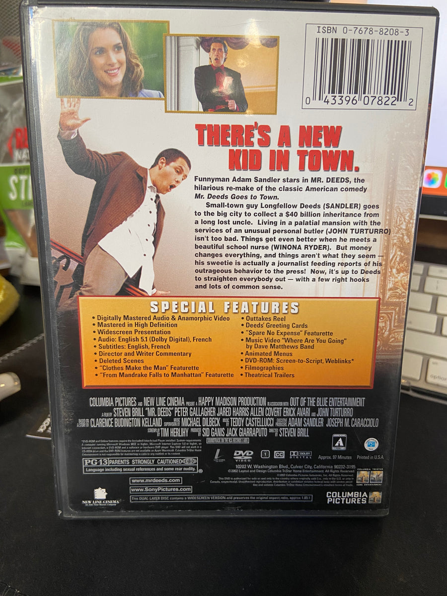Mr. Deeds (2002) - Used NM DVD 2002 Widescreen Special Edition Mr. Deeds (2002) - Used NM DVD 2002 Widescreen Special Edition