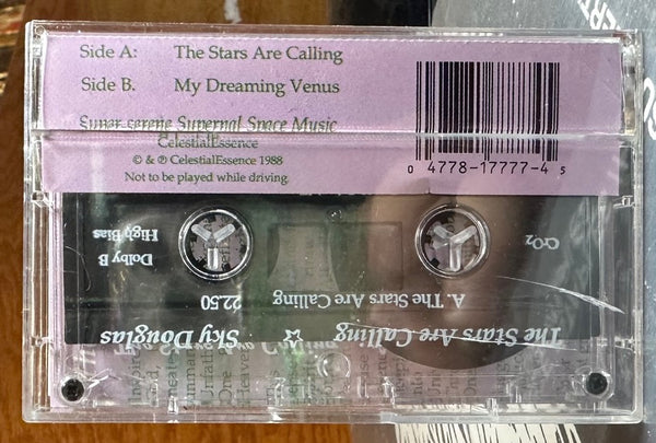 Sky Douglas – The Stars Are Calling - Mint- Cassette Tape 1988 Celestial Essence USA - New Age / Electronic