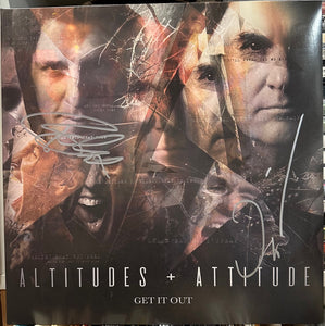 Signed Autographed - Altitudes & Attitude - Get It Out - New LP Record 2019 USA Beige & Brown Splatter Vinyl - Hard Rock / Heavy Metal