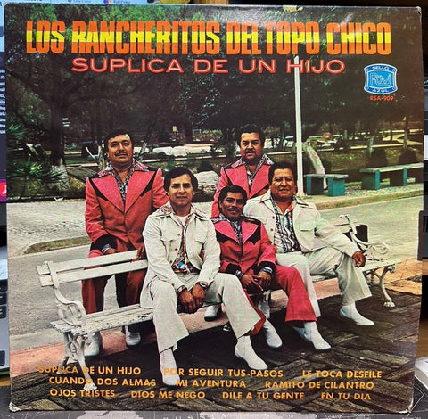Los Rancheritos Del Topo Chico - Suplica De Un Hijo - VG+  LP Record 1978 Rovi USA Vinyl - Latin / Ranchera