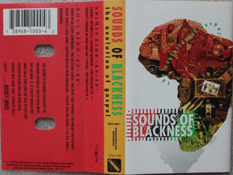 Sounds Of Blackness - The Evolution Of Gospel - Used Cassette 1991 Perspective Tape - Contemporary R&B