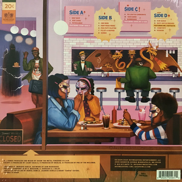 MF DOOM - MM..FOOD (2004) - New 2 LP Record 2026 Rhymesayers