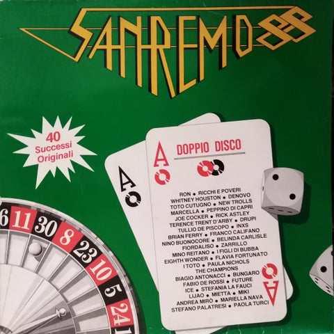 Various ‎– Sanremo 88 - VG 2 LP Record 1988 RCA Italy Vinyl - Pop Rock