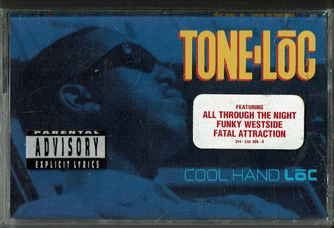Tone Loc - Cool Hand Loc - Used Cassette 1991 Delicious Tape - Hip Hop