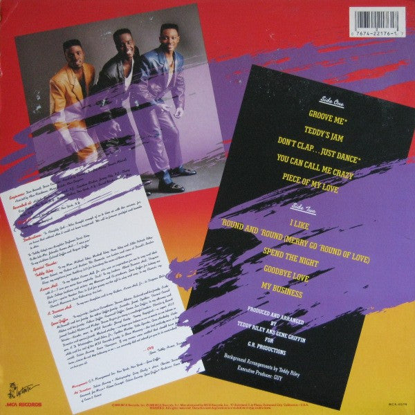 Guy – Guy - New LP Recor 1988 Uptown MCA USA Vinyl - RnB / Soul
