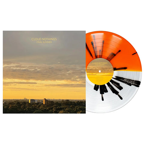 Cloud Nothings - Final Summer - New LP Record 2024 Pure Noise Half Clear & Half Orange W/ Black Splatter Vinyl - Indie Rock
