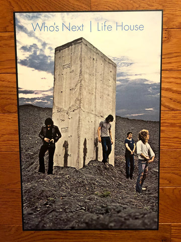 The Who - Who's Next / Life House - Double Sided Promo Poster - 11" x 17"