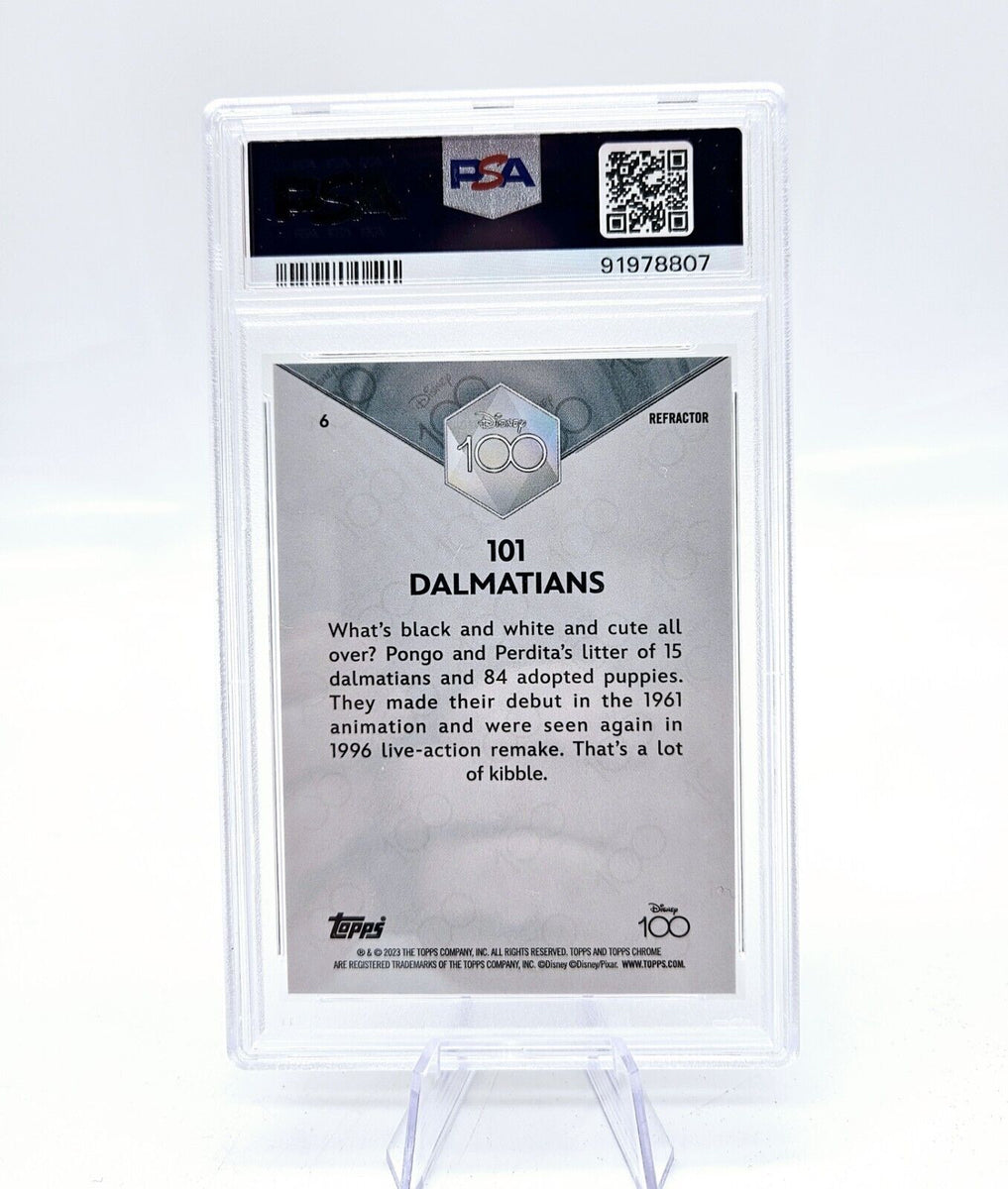 101 Dalmatians - 2023 Disney 100 Topps Chrome #6 Lucky Silver Refracto