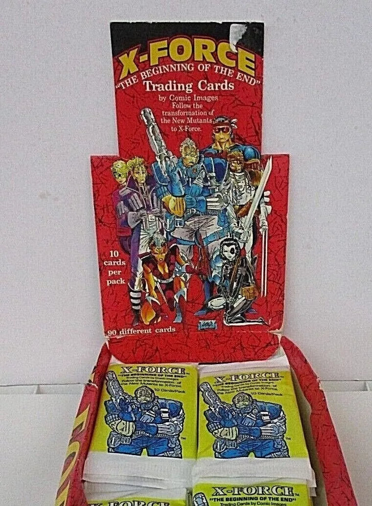 1) One New Sealed Pack 1991 Marvel Comics Comic Images X-FORCE