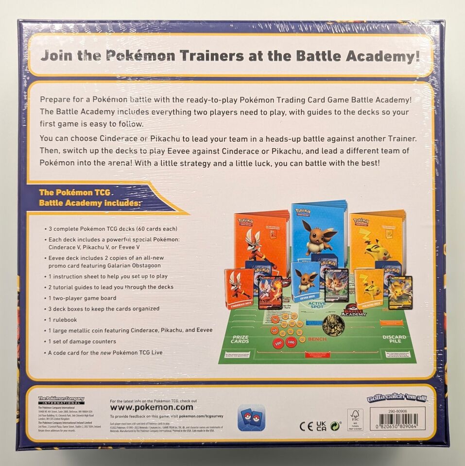 New 2022 Pokemon TCG Battle Academy Board Game Starter Set Sealed Shuga Records New 2022 Pokemon TCG Battle Academy Board Game Starter Set Sealed Shuga Records