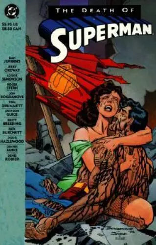 The Death of Superman - 1993 - VG+ DC Comic Book– Shuga Records