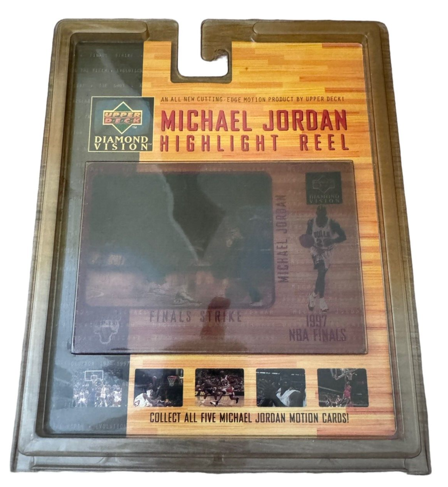 New - 1997 Michael Jordan - Upper Deck Diamond Vision Highlight 