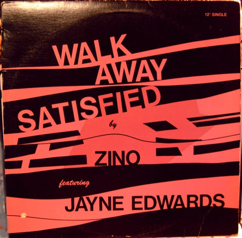 Zino Featuring Jayne Edwards ‎- Walk Away Satisfied - Mint- 12" Single 1985 USA - Disco / Hi-NRG
