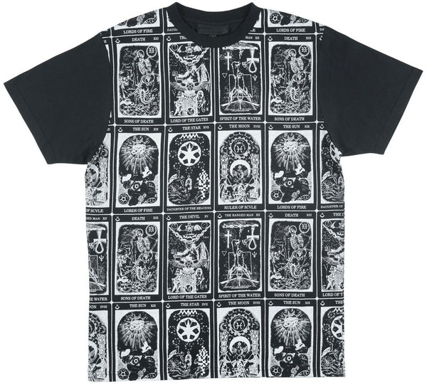 Black Scale (BLVCK SCVLE) - Men's Black Tarot Card Occult T-Shirt