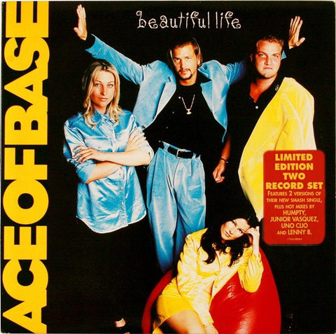 Ace Of Base ‎– Beautiful Life - VG+ 2x12" Single Gatefold 1995 USA - House