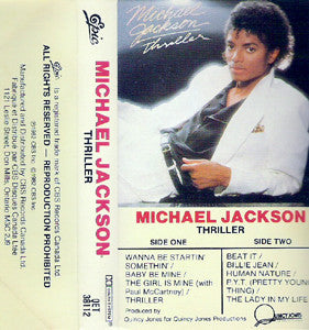 Michael Jackson - Thriller VG+ - 1982 Epic USA Cassette - Disco/Pop