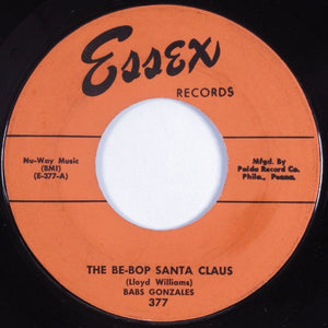 Babs Gonzales ‎– The Be-Bop Santa Claus / Manhattan Fable VG+ 7" Single 45 rpm 1954 Essex USA - Jazz / Bop