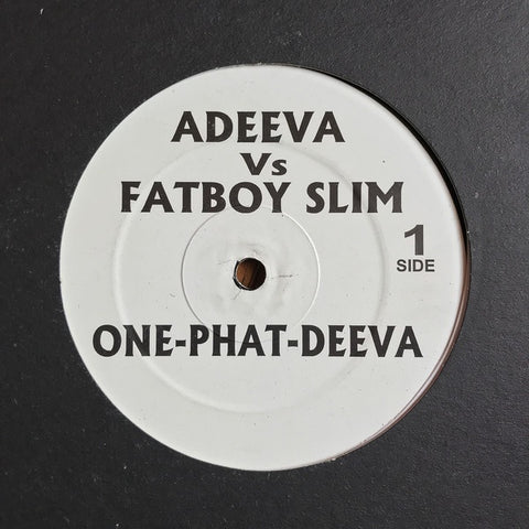 Adeeva Vs Fatboy Slim / Basement Jaxx ‎– One Phat Deeva / Miracles Keep On Playin - VG+ 12" Single Record USA Vinyl - House