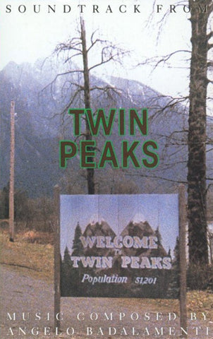 Angelo Badalamenti ‎– Soundtrack From Twin Peaks - Used Cassette 1990 Warner Bros. - Soundtrack