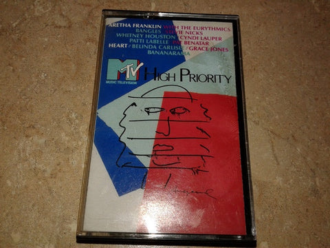 Various ‎– MTV High Priority - Used Cassette 1987 RCA Records - Electronic / Rock / Funk / Soul / Pop
