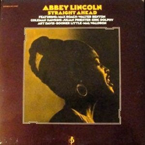 Abbey Lincoln ‎– Straight Ahead (1961) - VG+ 1972 Stereo Press USA - Jazz