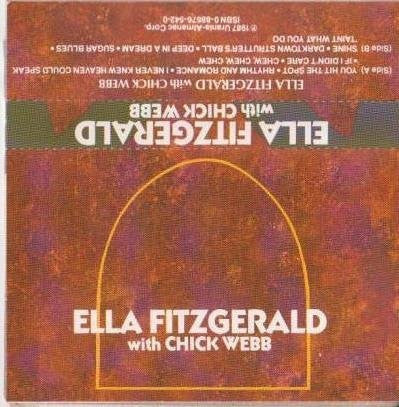 Ella Fitzgerald With Chick Webb VG+ - 1987 Urania-Almanac USA Cassette - Jazz