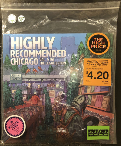 Various - Highly Recommended Chicago Vol. 1 G6 The Legalization - New LP Record 2020 Shuga Records Green Smellin' Terp Vinyl - Stoner Rock / Doom Metal /  Indie / Electronic / Disco