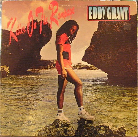 Eddy Grant ‎– Killer On The Rampage VG+ 1982 Portrait Lp USA - Dub / Reggae-Pop
