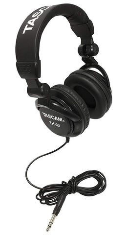 Tascam TH-02 DJ Studio Headphones Black