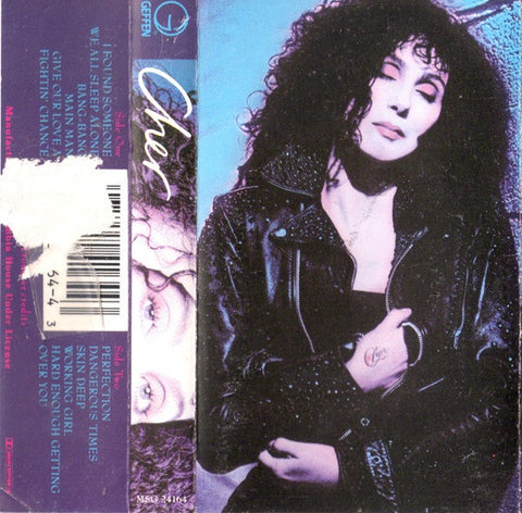 Cher ‎– Cher - Used Cassette 1987 Geffen - Rock / Pop / Electronic