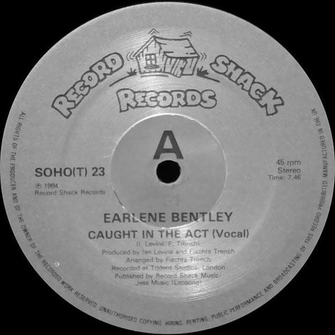 Earlene Bentley ‎– Caught In The Act! - VG+ 12" Single UK Import 1983 - Hi NRG / Italo Disco