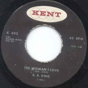 B.B. King ‎– The Woman I Love / Blues For Me - VG  7" 45 Single Record 1968 USA - Blues