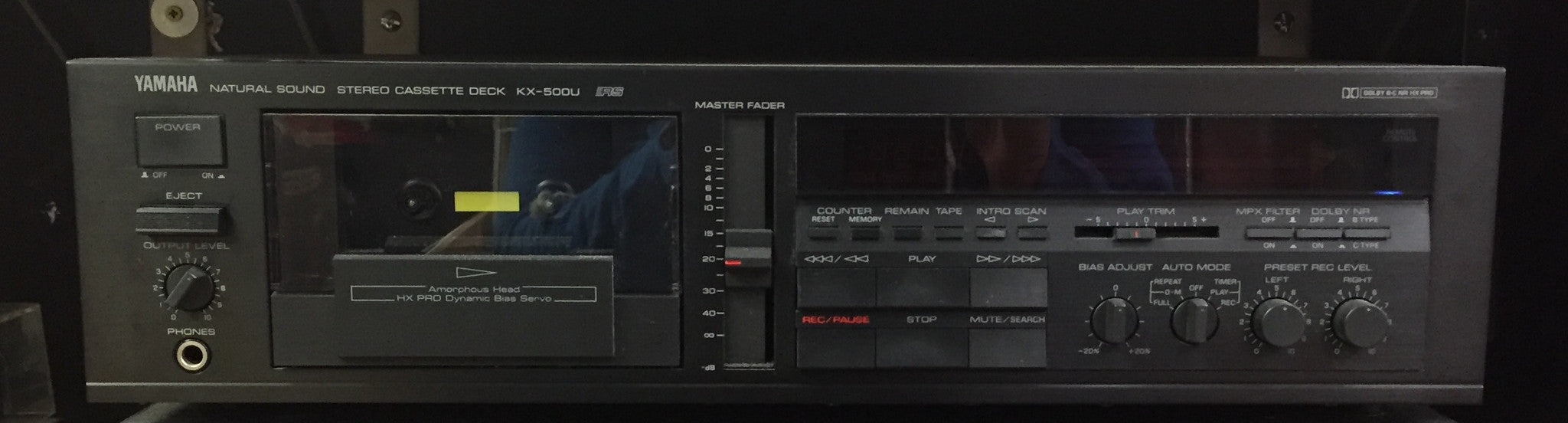 Yamaha KX-500U - Natural Sound Stereo tape Cassette Deck - EX Shape 100% Tested With Original Box, Manual, Remote Control