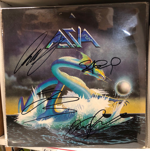 Autographed Signed By Band - Asia – Asia - VG+ LP Record 1982 Geffen USA Vinyl - Pop Rock / Soft Rock