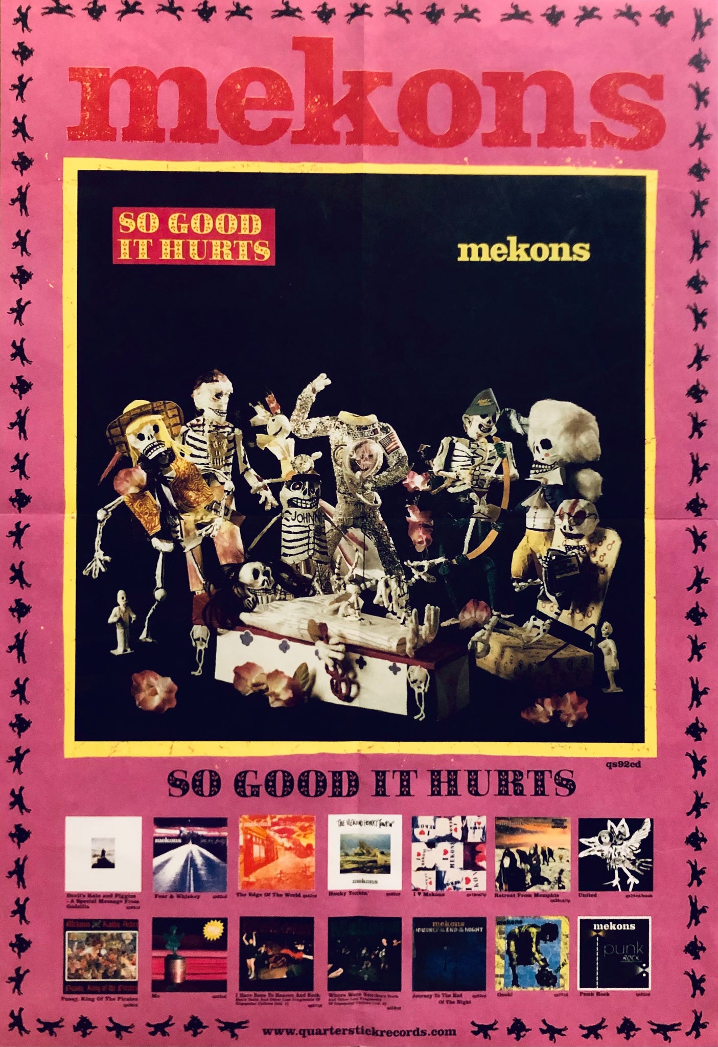 The Mekons – So Good It Hurts - 13" x 19" Promo Poster p0137