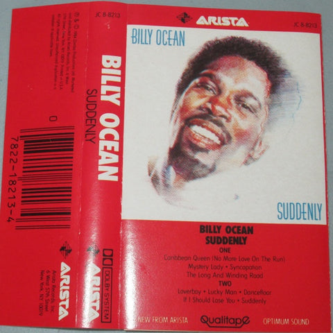 Billy Ocean – Suddenly - Used Cassette 1984 Arista Tape - Funk/Soul