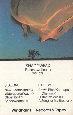 Shadowfax – Shadowdance - Used Cassette 1983 Winidham Hill Tape - Electronic/Experimental