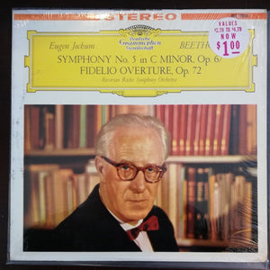Eugen Jochum  - Beethoven  Symphony No. 5 - VG+ LP Record 1959 Deutsche Grammophon USA Stereo Vinyl - Classical