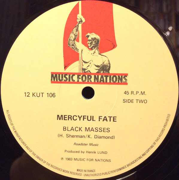 Mercyful Fate / Black Funeral 12インチ Mercyful Fate – Black Funeral - VG+ LP Record 1983 Music For