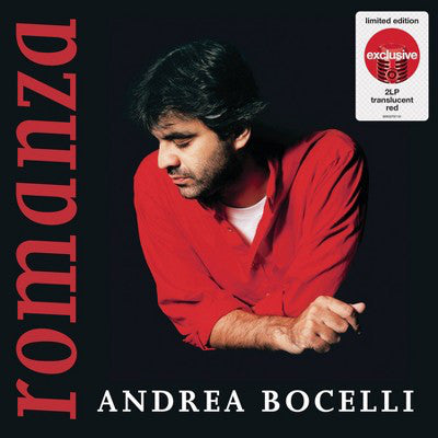 Andrea Bocelli ‎– Romanza Verve Target Exclusive USA Red Vinyl - Classical / Opera