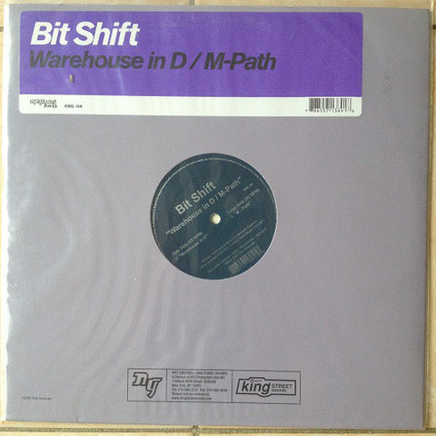 Bit Shift ‎– Warehouse In D / M-Path - VG+ 12" Single USA 2003 - Minimal/Tech House